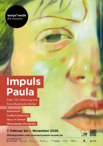 Ausstellungsplakat, Motiv: Inès Longevial, Visage Vert (Ausschnitt), 2024, Öl auf Leinwand, 70 x 98,5 x 3,5 cm, Courtesy of the Artist and Almine Rech. Photo: Nicolas Brasseur